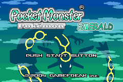 Pocket Monster - Pokemon Emerald Title Screen